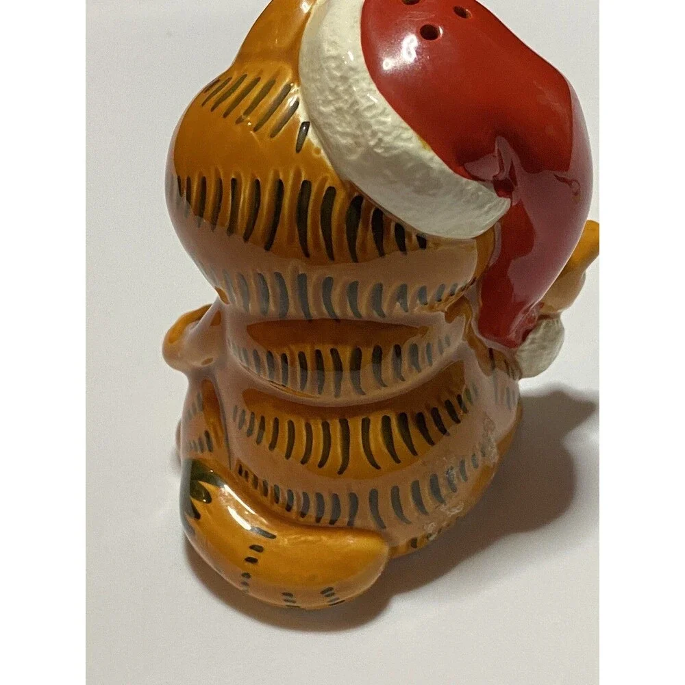 Garfield Santa Salt Shaker Enesco 1979 Vintage Japan